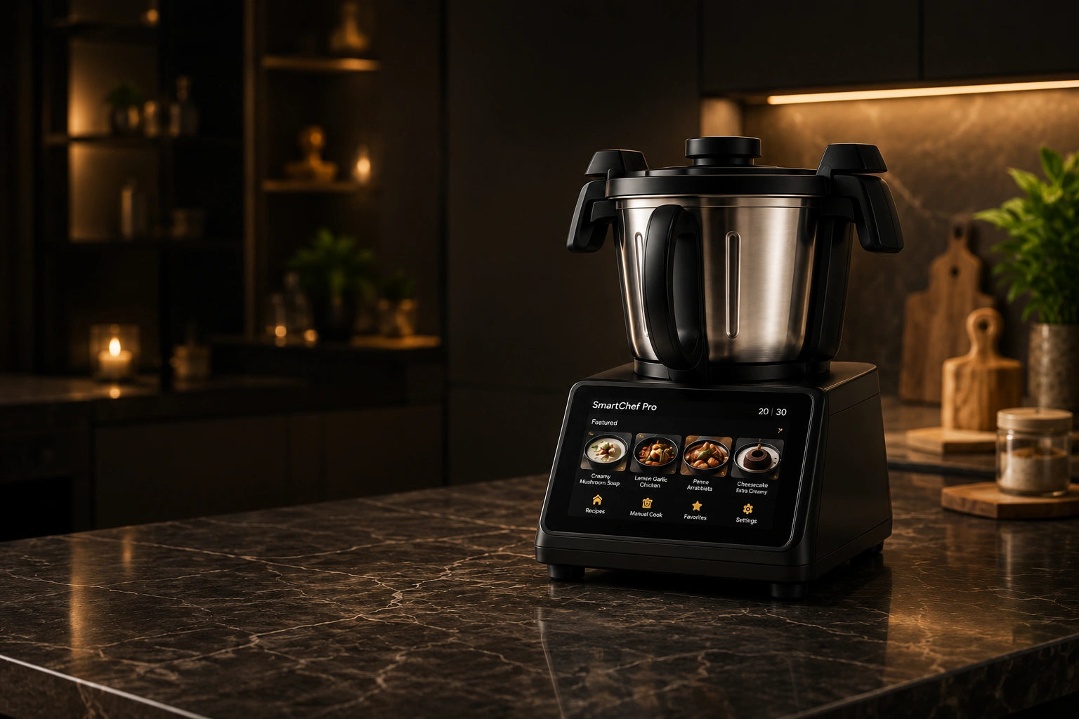 Luxury kitchen background